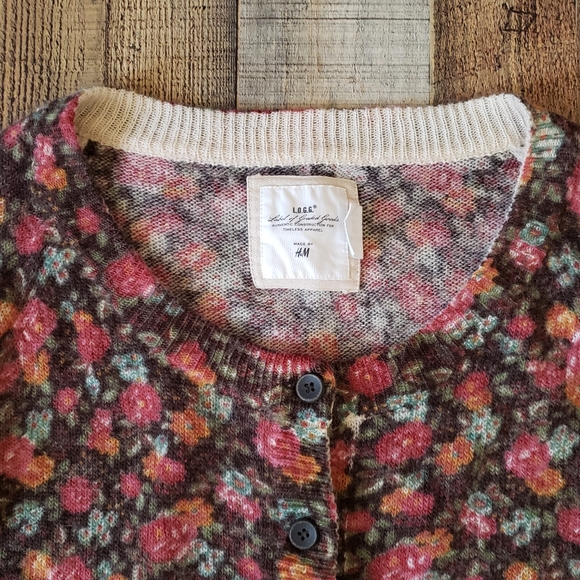 H&M L.O.G.G. | Floral Cardigan | M - Picture 2 of 8